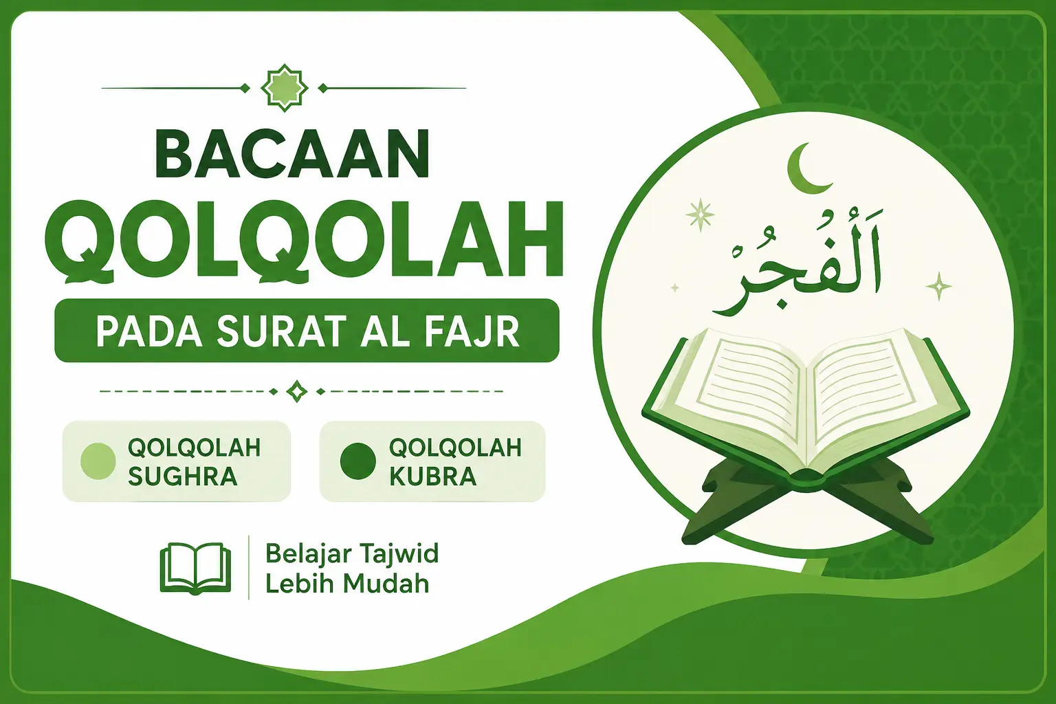 Bacaan Qolqolah pada Surat Al Fajr