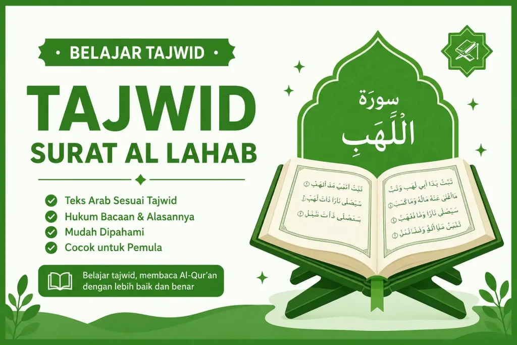 Tajwid Surat Al Lahab Lengkap Beserta Alasannya